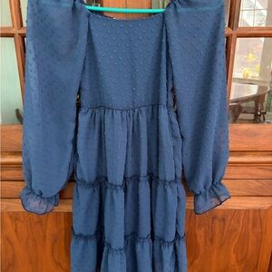 Dreamgirl Navy Blue Kids Dress